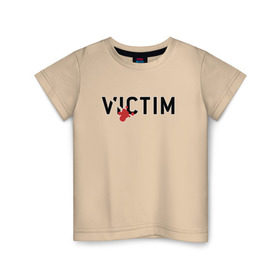 Детская футболка хлопок с принтом GTA SA - Victim в Тюмени, 100% хлопок | круглый вырез горловины, полуприлегающий силуэт, длина до линии бедер | carl johnson | grand theft auto | gta | los santos | sa | san andreas | гта