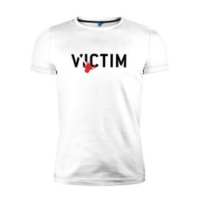 Мужская футболка премиум с принтом GTA SA - Victim в Тюмени, 92% хлопок, 8% лайкра | приталенный силуэт, круглый вырез ворота, длина до линии бедра, короткий рукав | carl johnson | grand theft auto | gta | los santos | sa | san andreas | гта