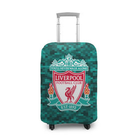 Чехол для чемодана 3D с принтом Liverpool FC в Тюмени, 86% полиэфир, 14% спандекс | двустороннее нанесение принта, прорези для ручек и колес | england | football | liverpool fc | logo | sport | англия | арт | ливерпуль | лига | лого | спорт | текстура | фк | футбол | футбольный клуб | эмблема