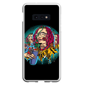 Чехол для Samsung S10E с принтом Lil Pump - 110 в Тюмени, Силикон | Область печати: задняя сторона чехла, без боковых панелей | lil pump | pamp | pump | лил памп | маленький насос | насос | памп