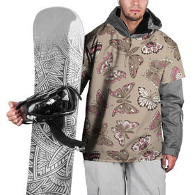 Накидка на куртку 3D с принтом Чудо природы в Тюмени, 100% полиэстер |  | Тематика изображения на принте: бабочки | романтика | цветы