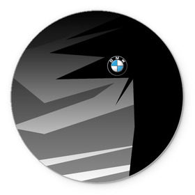 Коврик круглый с принтом BMW 2018 Sport в Тюмени, резина и полиэстер | круглая форма, изображение наносится на всю лицевую часть | Тематика изображения на принте: bmw | bmw motorsport | bmw performance | carbon | m | m power | motorsport | performance | sport | бмв | карбон | моторспорт | спорт