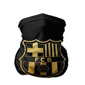 Бандана-труба 3D с принтом Barcelona Gold Edition в Тюмени, 100% полиэстер, ткань с особыми свойствами — Activecool | плотность 150‒180 г/м2; хорошо тянется, но сохраняет форму | barcelona | champions | gold | league | spain | style | барселона | испания | лига | чемпионов