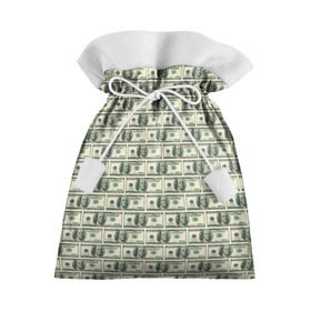 Подарочный 3D мешок с принтом Доллары в Тюмени, 100% полиэстер | Размер: 29*39 см | Тематика изображения на принте: dollars | money | usa | деньги | доллар | паттерн | сша