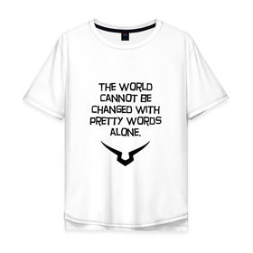 Мужская футболка хлопок Oversize с принтом Code Geass_4 в Тюмени, 100% хлопок | свободный крой, круглый ворот, “спинка” длиннее передней части | код гиасс | лелуш | лелуш ламперуж
