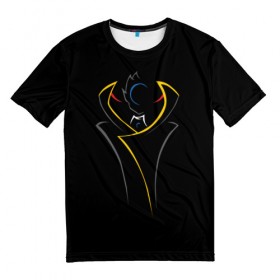 Мужская футболка 3D с принтом Code Geass_9 в Тюмени, 100% полиэфир | прямой крой, круглый вырез горловины, длина до линии бедер | код гиасс | лелуш | лелуш ламперуж
