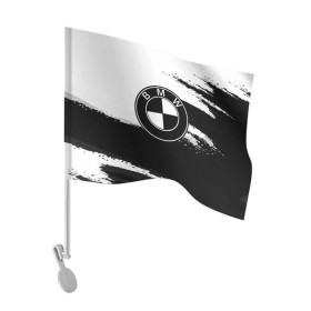 Флаг для автомобиля с принтом bmw black collection 2018 в Тюмени, 100% полиэстер | Размер: 30*21 см | auto | automobile | bmw | car | автомобиль | бмв