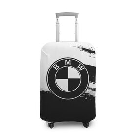 Чехол для чемодана 3D с принтом bmw black collection 2018 в Тюмени, 86% полиэфир, 14% спандекс | двустороннее нанесение принта, прорези для ручек и колес | auto | automobile | bmw | car | автомобиль | бмв