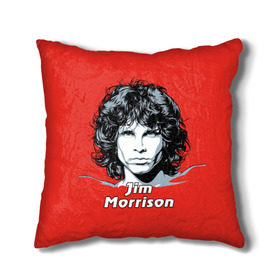 Подушка 3D с принтом Jim Morrison в Тюмени, наволочка – 100% полиэстер, наполнитель – холлофайбер (легкий наполнитель, не вызывает аллергию). | состоит из подушки и наволочки. Наволочка на молнии, легко снимается для стирки | the doors | автор песен | вокалист | джим моррисон | звезда | музыка | певец | поэт | рок | рок музыка | фронтмен