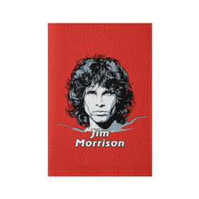 Обложка для паспорта матовая кожа с принтом Jim Morrison в Тюмени, натуральная матовая кожа | размер 19,3 х 13,7 см; прозрачные пластиковые крепления | the doors | автор песен | вокалист | джим моррисон | звезда | музыка | певец | поэт | рок | рок музыка | фронтмен