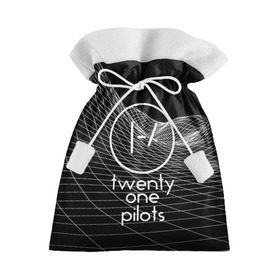 Подарочный 3D мешок с принтом twenty one pilots в Тюмени, 100% полиэстер | Размер: 29*39 см | Тематика изображения на принте: rock | t.o.p. | top | twenty one pilots | рок