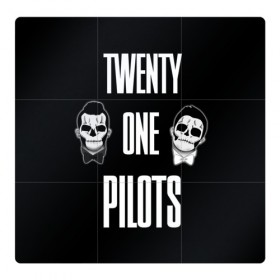 Магнитный плакат 3Х3 с принтом Twenty One Pilots в Тюмени, Полимерный материал с магнитным слоем | 9 деталей размером 9*9 см | 