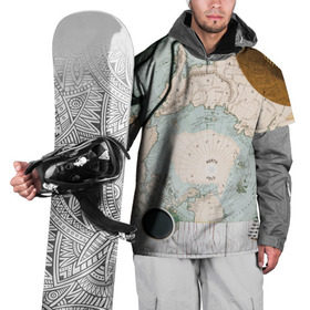 Накидка на куртку 3D с принтом Тайна путешествия в Тюмени, 100% полиэстер |  | Тематика изображения на принте: авантюра | карта | путешественник | турист