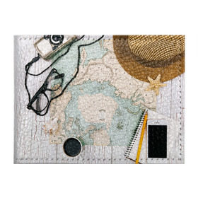 Обложка для студенческого билета с принтом Тайна путешествия в Тюмени, натуральная кожа | Размер: 11*8 см; Печать на всей внешней стороне | авантюра | карта | путешественник | турист