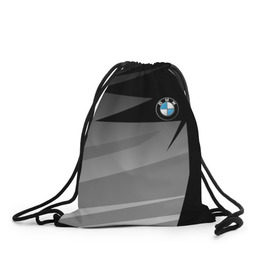 Рюкзак-мешок 3D с принтом BMW 2018 SPORT в Тюмени, 100% полиэстер | плотность ткани — 200 г/м2, размер — 35 х 45 см; лямки — толстые шнурки, застежка на шнуровке, без карманов и подкладки | bmw | бмв | марка | машины