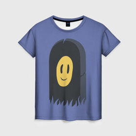Женская футболка 3D с принтом Пошлая Молли в Тюмени, 100% полиэфир ( синтетическое хлопкоподобное полотно) | прямой крой, круглый вырез горловины, длина до линии бедер | инди | кирилл бледный | молли | пошлая молли