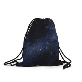Рюкзак-мешок 3D с принтом Звёздное небо в Тюмени, 100% полиэстер | плотность ткани — 200 г/м2, размер — 35 х 45 см; лямки — толстые шнурки, застежка на шнуровке, без карманов и подкладки | вселенная | звёзды | земля | космос | плеяды | пространство