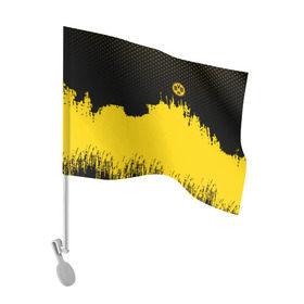 Флаг для автомобиля с принтом Borussia Original 2018 в Тюмени, 100% полиэстер | Размер: 30*21 см | football | soccer | боруссия