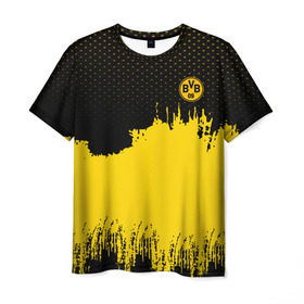 Мужская футболка 3D с принтом Borussia Original 2018 в Тюмени, 100% полиэфир | прямой крой, круглый вырез горловины, длина до линии бедер | football | soccer | боруссия
