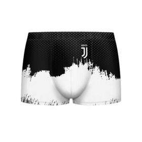 Мужские трусы 3D с принтом Juventus Original в Тюмени, 50% хлопок, 50% полиэстер | классическая посадка, на поясе мягкая тканевая резинка | Тематика изображения на принте: football | soccer | ювентус