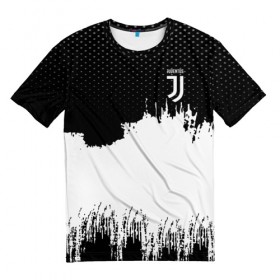 Мужская футболка 3D с принтом Juventus Original в Тюмени, 100% полиэфир | прямой крой, круглый вырез горловины, длина до линии бедер | football | soccer | ювентус