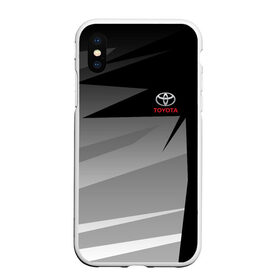 Чехол для iPhone XS Max матовый с принтом TOYOTA SPORT в Тюмени, Силикон | Область печати: задняя сторона чехла, без боковых панелей | toyota | марка | машины | тойота