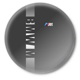 Значок с принтом BMW 2018 M Sport в Тюмени,  металл | круглая форма, металлическая застежка в виде булавки | bmw | бмв | марка | машины