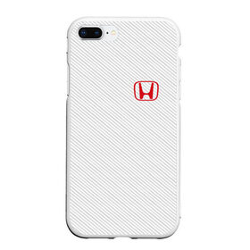 Чехол для iPhone 7Plus/8 Plus матовый с принтом HONDA SPORT в Тюмени, Силикон | Область печати: задняя сторона чехла, без боковых панелей | марка | машины | хонда