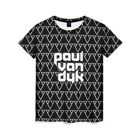 Женская футболка 3D с принтом Paul Van Dyk в Тюмени, 100% полиэфир ( синтетическое хлопкоподобное полотно) | прямой крой, круглый вырез горловины, длина до линии бедер | paul van dyk | ван | дайк | дук | дюк | маттиас пауль | паул | пауль | пол