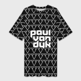 Платье-футболка 3D с принтом Paul Van Dyk в Тюмени,  |  | paul van dyk | ван | дайк | дук | дюк | маттиас пауль | паул | пауль | пол