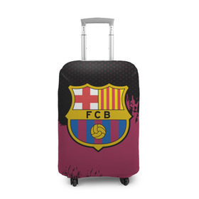 Чехол для чемодана 3D с принтом FC Barcelona Uniform в Тюмени, 86% полиэфир, 14% спандекс | двустороннее нанесение принта, прорези для ручек и колес | football | soccer | барселона