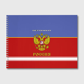 Альбом для рисования с принтом Хоккеистка Вероника в Тюмени, 100% бумага
 | матовая бумага, плотность 200 мг. | Тематика изображения на принте: russia | вера | верка | вероника | герб | золотой | игра | красно | надпись | ника | россии | российска | россия | русская | русский | рф | сборная | синяя | форма | хоккей | хоккейная