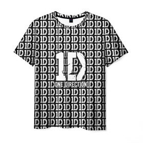 Мужская футболка 3D с принтом One direction в Тюмени, 100% полиэфир | прямой крой, круглый вырез горловины, длина до линии бедер | 1 direction | one direction | ван | дирекшен | дирекшн