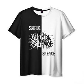 Мужская футболка 3D с принтом Suicide Silence в Тюмени, 100% полиэфир | прямой крой, круглый вырез горловины, длина до линии бедер | Тематика изображения на принте: all shall perish | animosity | blackheart eulogy | light this city | obl | silence | suicide | suicide silence | the funeral pyre | алекс лопес | грув | группа | дэн кенни | дэткор | крис гарса | марк хейлмун | метал | ню | сайленс | слай | слайд | слайнц