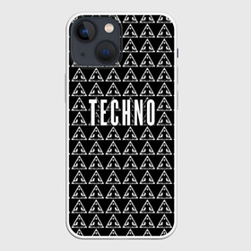 Чехол для iPhone 13 mini с принтом Techno в Тюмени,  |  | ebm | edm | hi nrg | techno | габбер | даб | детройт | дип | индастриал | италиан | минимал | музыка | синтипоп | тек хаус | техно | фанк | хард | чикаго хаус | шранц | эйсид | электро | электронная