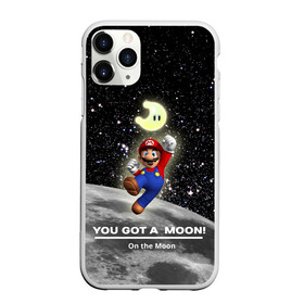 Чехол для iPhone 11 Pro Max матовый с принтом You got a moon в Тюмени, Силикон |  | 