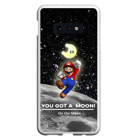 Чехол для Samsung S10E с принтом You got a moon в Тюмени, Силикон | Область печати: задняя сторона чехла, без боковых панелей | 