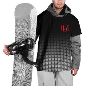 Накидка на куртку 3D с принтом HONDA SPORT в Тюмени, 100% полиэстер |  | Тематика изображения на принте: марка | машины | хонда