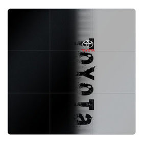 Магнитный плакат 3Х3 с принтом TOYOTA SPORT в Тюмени, Полимерный материал с магнитным слоем | 9 деталей размером 9*9 см | Тематика изображения на принте: toyota | марка | машины | тойота