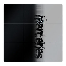 Магнитный плакат 3Х3 с принтом MERCEDES BENZ SPORT в Тюмени, Полимерный материал с магнитным слоем | 9 деталей размером 9*9 см | Тематика изображения на принте: mercedes | марка | машины | мерседес