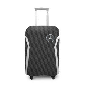 Чехол для чемодана 3D с принтом MERCEDES BENZ SPORT в Тюмени, 86% полиэфир, 14% спандекс | двустороннее нанесение принта, прорези для ручек и колес | mercedes | марка | машины | мерседес