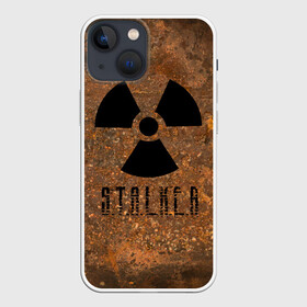 Чехол для iPhone 13 mini с принтом STALKER в Тюмени,  |  | 35mm | s.t.a.l.k.e.r. | snork | stalker | арт | игра | мутант | пейзаж | припять | снорк | сталкер | трактор | чернобыль