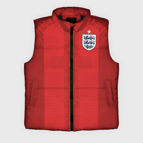 Мужской жилет утепленный 3D с принтом England away WC 2018 в Тюмени,  |  | cup | england | fifa | russia | world | англия | мира | россия | чемпионат