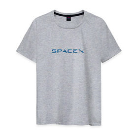 Мужская футболка хлопок с принтом SpaceX в Тюмени, 100% хлопок | прямой крой, круглый вырез горловины, длина до линии бедер, слегка спущенное плечо. | 9 | bfr | elon musk | falcon | heavy | день космонавтики | илон маск | космические путешествия | космос | наука | ракета | ракетоноситель | реактивная тяга | фалькон
