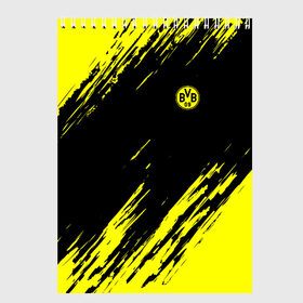 Скетчбук с принтом FC Borussia 2018 Original в Тюмени, 100% бумага
 | 48 листов, плотность листов — 100 г/м2, плотность картонной обложки — 250 г/м2. Листы скреплены сверху удобной пружинной спиралью | Тематика изображения на принте: боруссия | дортмунд