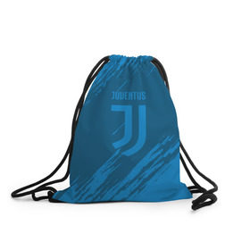 Рюкзак-мешок 3D с принтом Juventus 2018 Original в Тюмени, 100% полиэстер | плотность ткани — 200 г/м2, размер — 35 х 45 см; лямки — толстые шнурки, застежка на шнуровке, без карманов и подкладки | Тематика изображения на принте: 