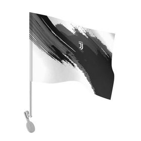 Флаг для автомобиля с принтом FC Juventus Original 2018 в Тюмени, 100% полиэстер | Размер: 30*21 см | football | soccer | ювентус