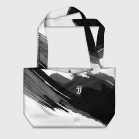 Пляжная сумка 3D с принтом FC Juventus Original 2018 в Тюмени, 100% полиэстер | застегивается на металлическую кнопку; внутренний карман застегивается на молнию. Стенки укреплены специальным мягким материалом, чтобы защитить содержимое от несильных ударов
 | football | soccer | ювентус