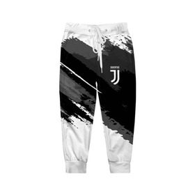Детские брюки 3D с принтом FC Juventus Original 2018 в Тюмени, 100% полиэстер | манжеты по низу, эластичный пояс регулируется шнурком, по бокам два кармана без застежек, внутренняя часть кармана из мелкой сетки | football | soccer | ювентус