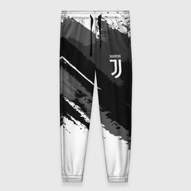 Женские брюки 3D с принтом FC Juventus Original 2018 в Тюмени, полиэстер 100% | прямой крой, два кармана без застежек по бокам, с мягкой трикотажной резинкой на поясе и по низу штанин. В поясе для дополнительного комфорта — широкие завязки | football | soccer | ювентус